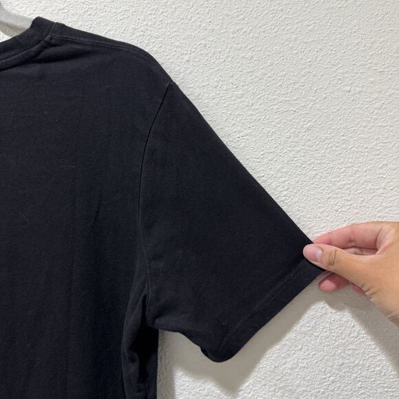 Acne Studios Nash Face Patch T Shirt Black Women’s Size Medium - Picture 6 of 7